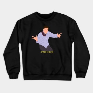 Office Michael Scott Parkour Meme Fan Art Crewneck Sweatshirt